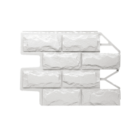 Фасадные панели FINEBER Блок, молочно-белый