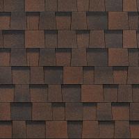 Ламинированная черепица DOCKE DRAGON STANDART, темно-коричневый