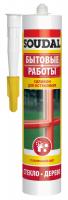 Силикон для остекления Soudal, белый