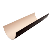 Желоб водосточный FINEBER 3м, коричневый