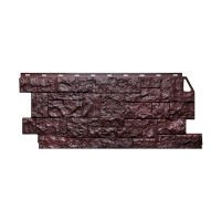 Фасадные панели FINEBER Камень дикий, коричневый