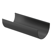 Желоб водосточный DOCKE PREMIUM, 3м, графит