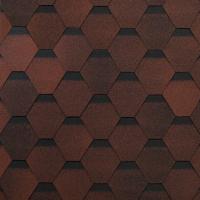 Гибкая черепица SHINGLAS Оптима, красный