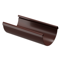 Желоб водосточный DOCKE LUX 3м, шоколад