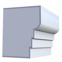 Подоконник ForPRO П-137x160