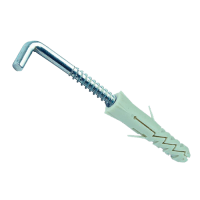 Дюбель с прямым крюком Tech-КРЕП KRHP-10, 100 шт