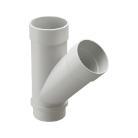 Тройник 45 DOCKE LUX, пломбир