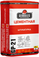 Штукатурка Цементная Геркулес GP-21, 25кг