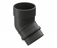 Колено 45 DOCKE LUX, графит