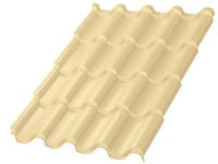 Металлочерепица МП Монтерроса, слоновая кость