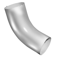 Колено трубы 60 Grand Line, сигнальный белый