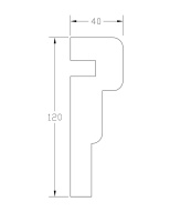 Молдинг ForPRO М-40x120