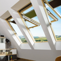 Мансардное окно FAKRO FPP-V U3 preSelect, комбинированное