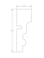 Молдинг ForPRO М-60x170
