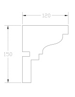 Карниз ForPRO К-120x150