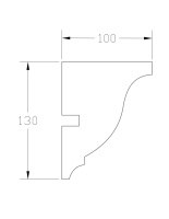 Карниз ForPRO К-100x130