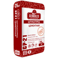 Штукатурка Цементная Геркулес GP-21, 25кг