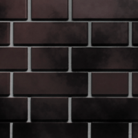 Фасадные панели FINEBER Кирпич клинкерный 3D, коричнево-черный