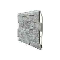 Фасадные панели FINEBER Туф, светло-серый