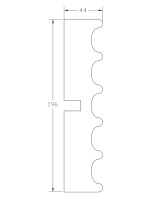 Наличник ForPRO Н-44x196(2)