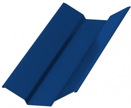 Планка ендовы верхняя МП, синий насыщенный