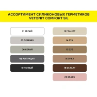 Герметик Ветонит Комфорт Сил, белый