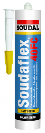 Полиуретановый клей-герметик Soudaflex 40 FC, белый